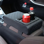 Conforta® Coussin d'Accoudoir de Voiture en Cuir