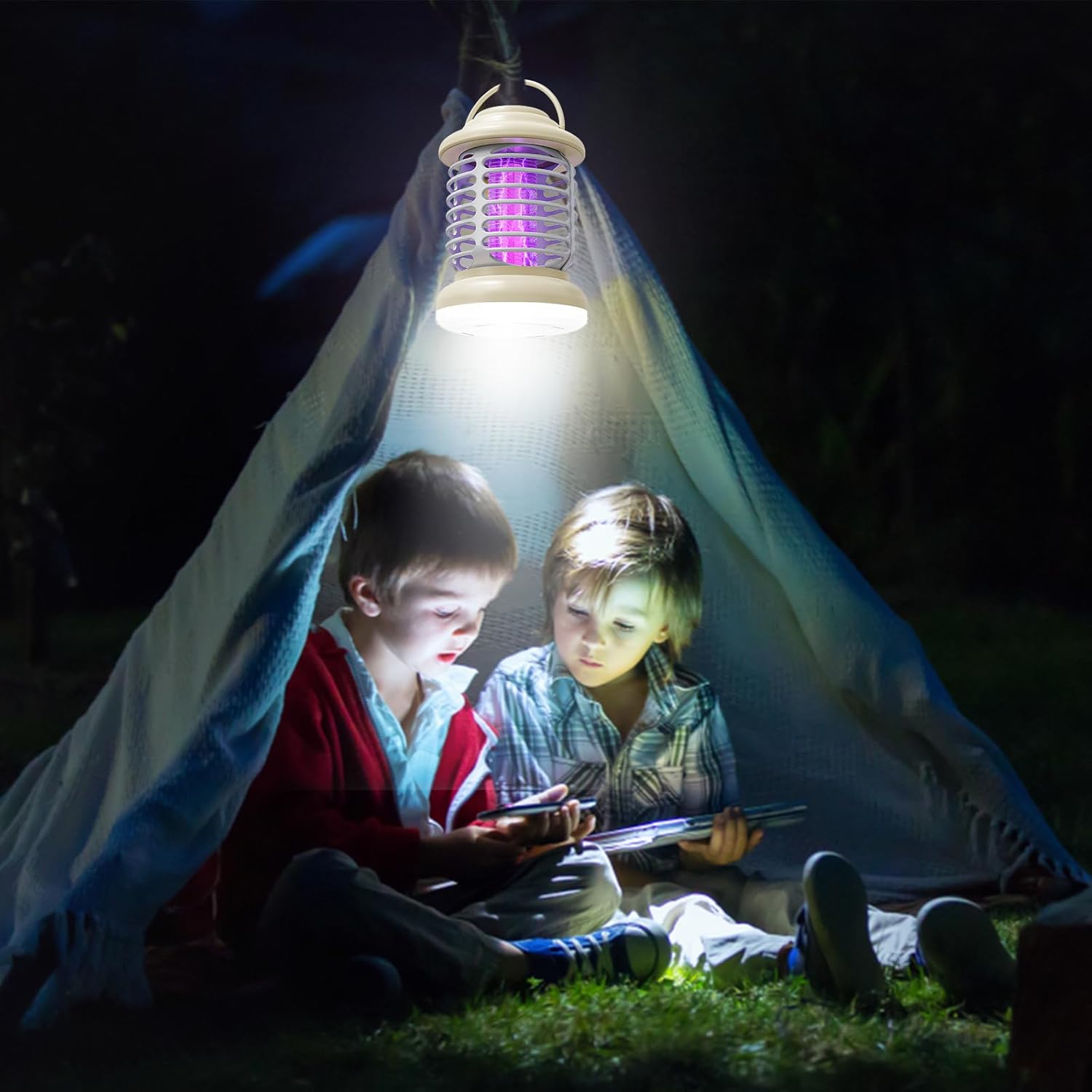 Lampe anti-moustiques portable 3 en 1