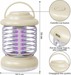 Lampe anti-moustiques portable 3 en 1