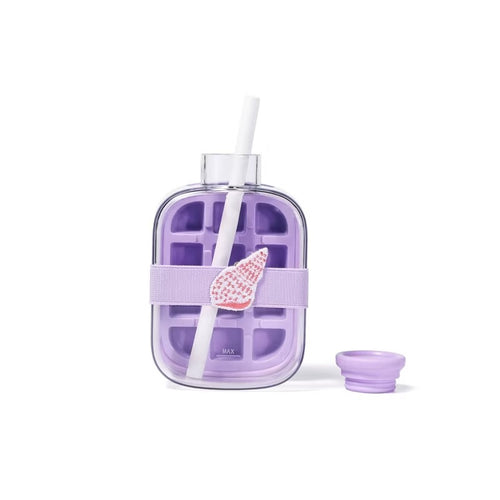 Bouteille à Glaçons 2-en-1 avec Paille